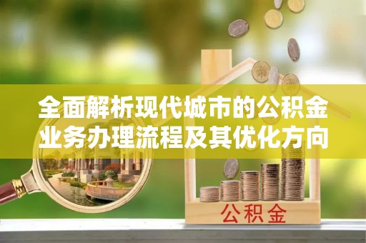 涞水全面解析现代城市的公积金业务办理流程及其优化方向