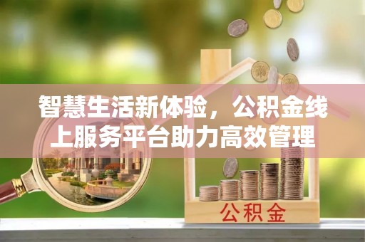 涞水智慧生活新体验，公积金线上服务平台助力高效管理