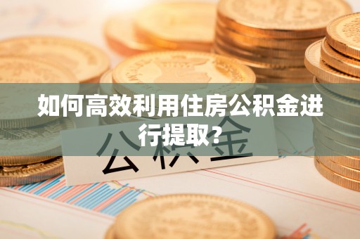 涞水如何高效利用住房公积金进行提取？