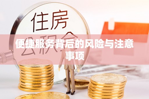 涞水便捷服务背后的风险与注意事项